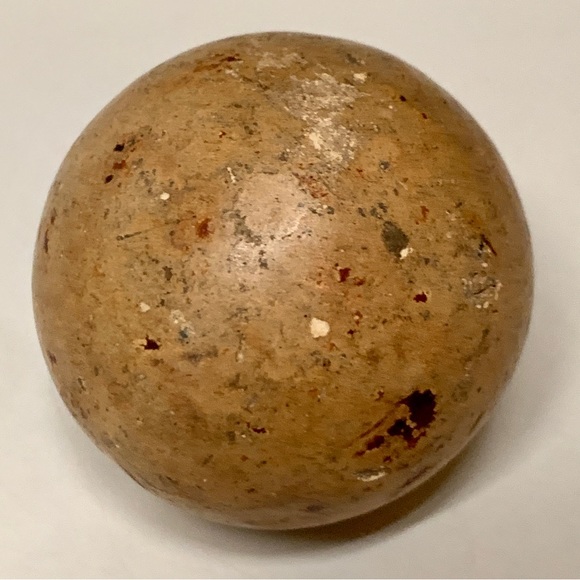 19th Century German Antique Large 1.75” Clay Boulder Marble - Picture 9 of 10